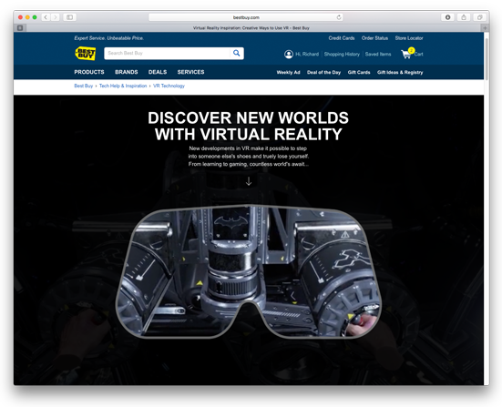 Best Buy VR Experience