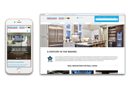 Best Buy Pacific Sales Web and Mobile Web Project